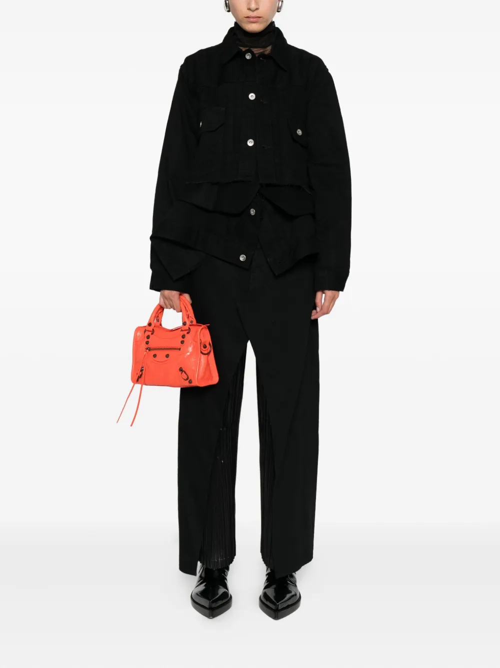 Junya Watanabe pleated panel pants | High Waisted Pants | Image 2