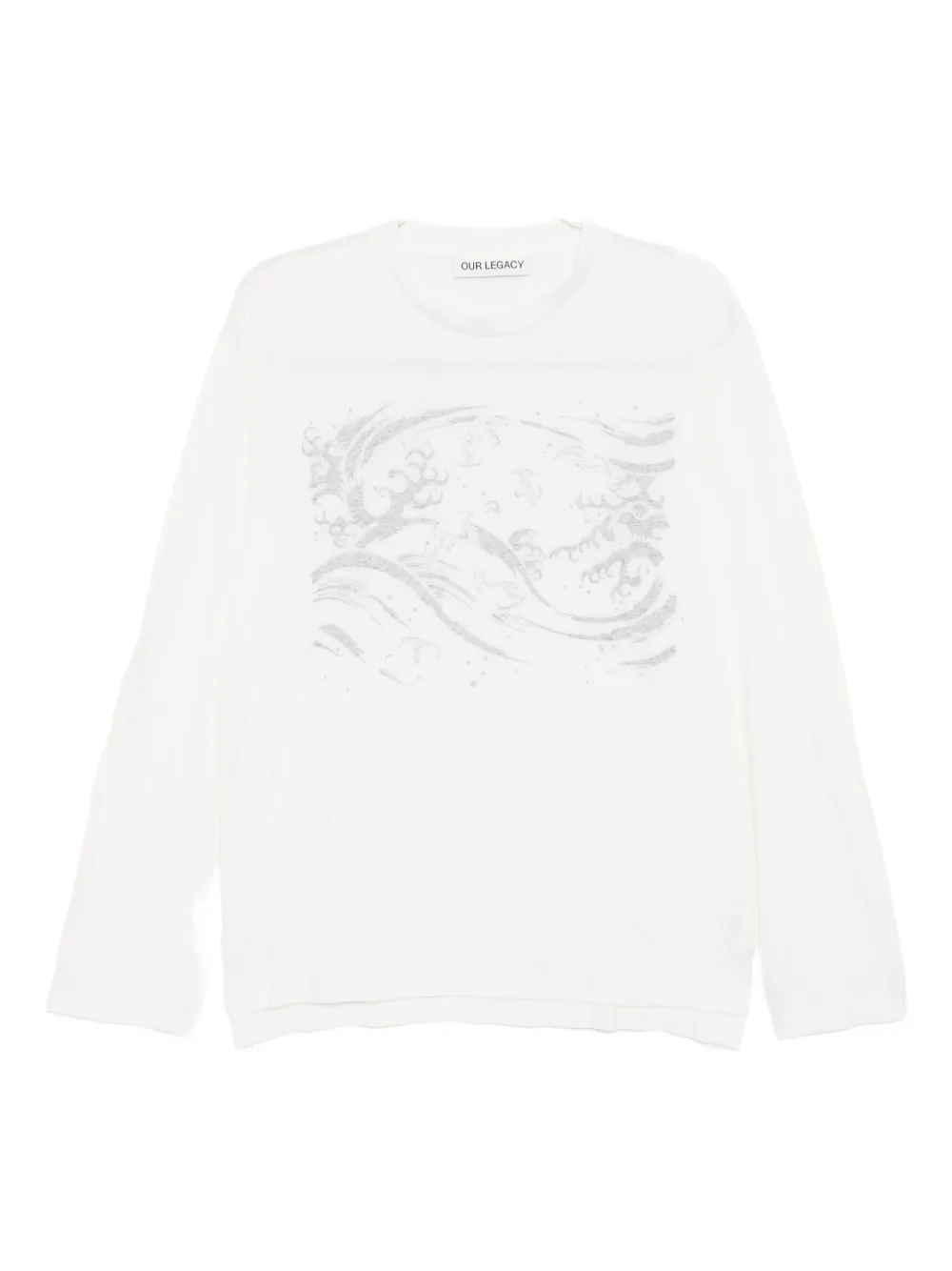 Our Legacy Graphic Motif T-shirt In White