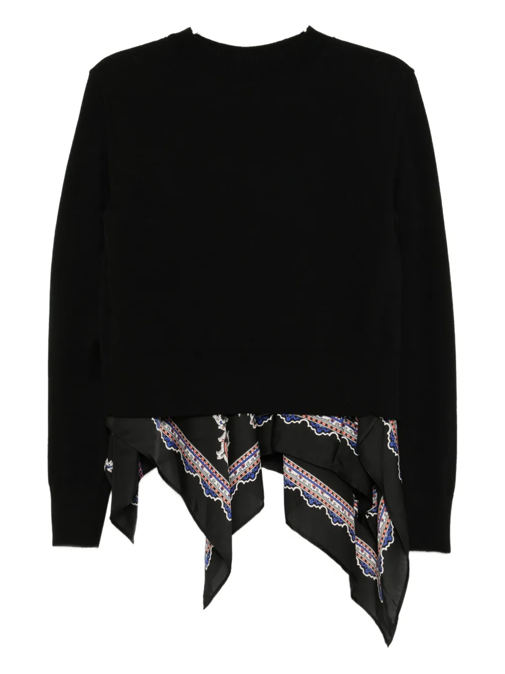 sacai グラフィック トップ - ブラック sacai グラフィック トップ - ブラック