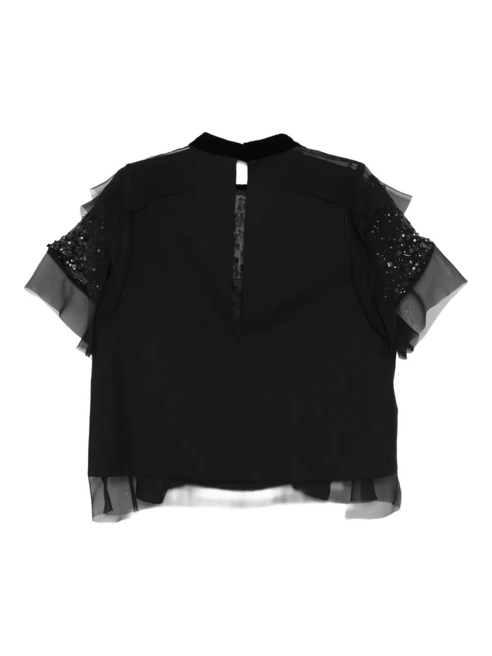 sacai sequin-embellished top | Blouses | Image 2
