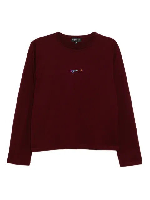 agnès b.  logo-print top