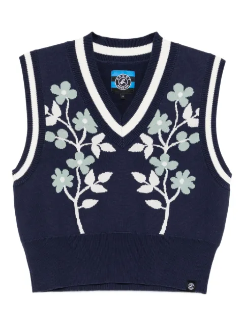 SPORT b. by agnès b.  flower graphic sweater vest