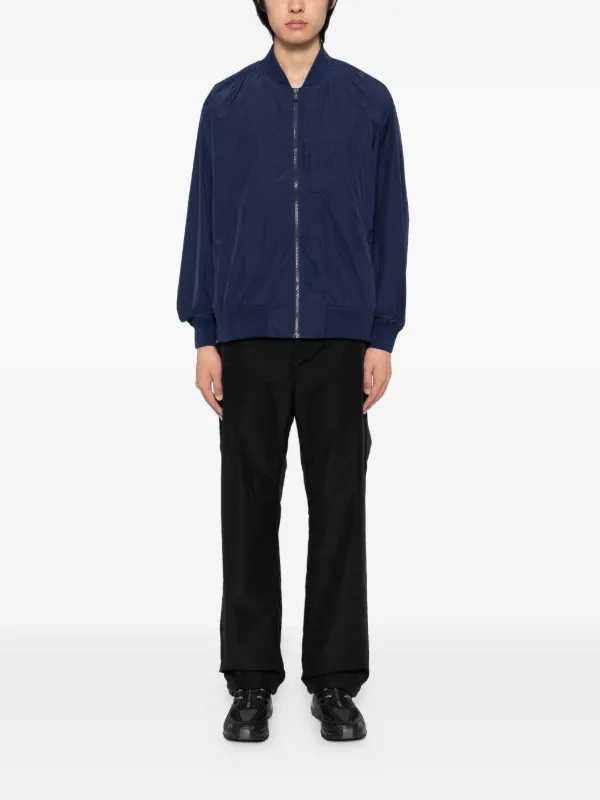 SPORT b. By Agnès b. logo-patched Jacket | Blue | FARFETCH HK