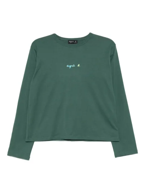 agnès b. logo-print T-shirt