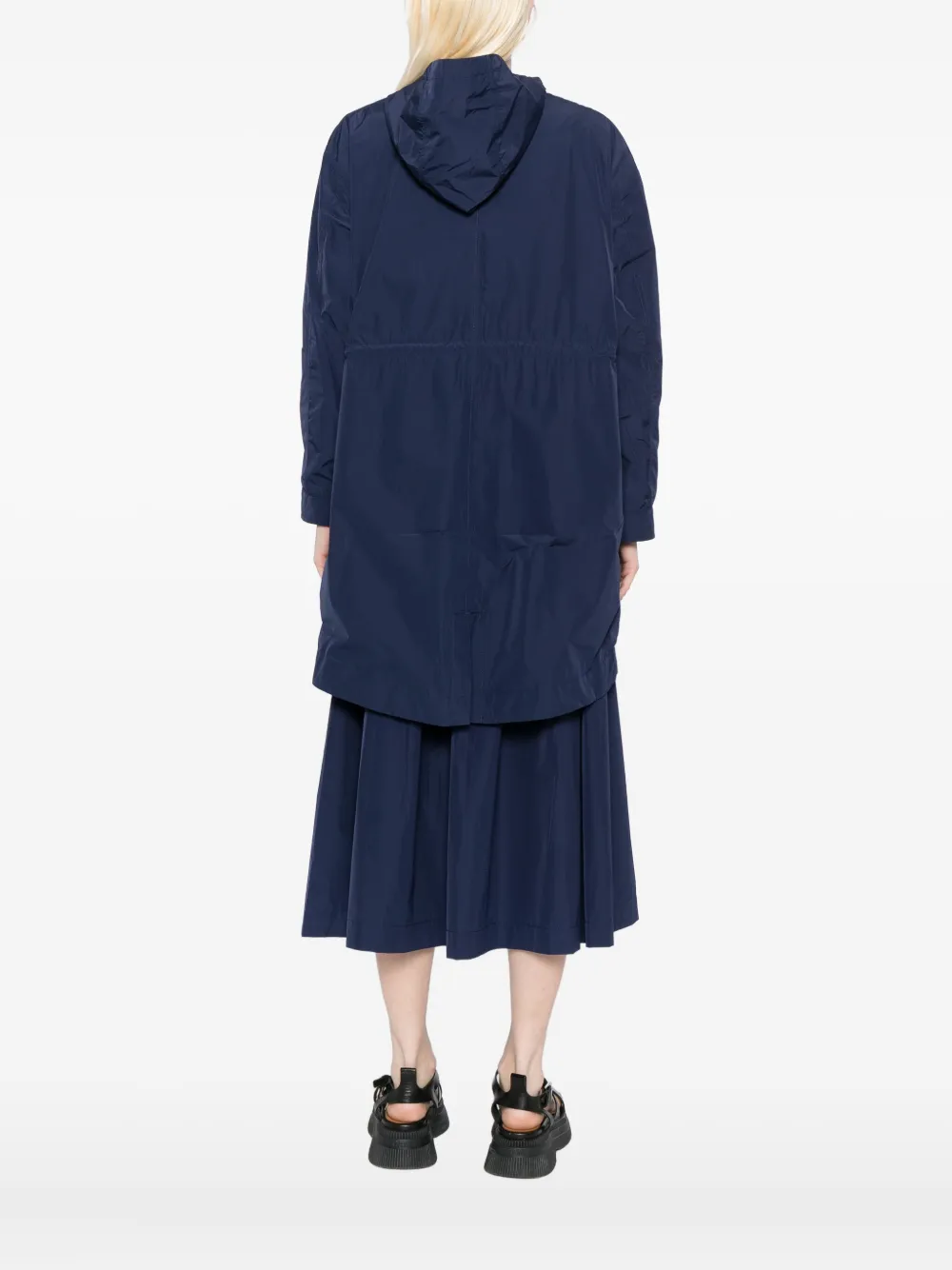Sport B. By Agnès B. Hooded Jacket In Blue