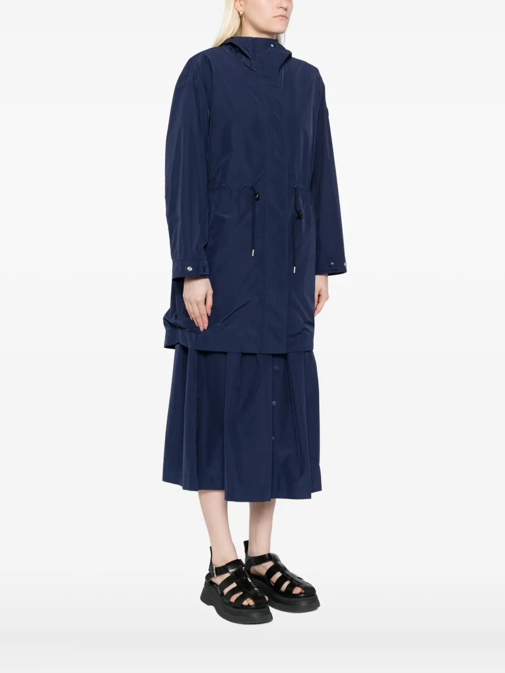 Sport B. By Agnès B. Hooded Jacket In Blue