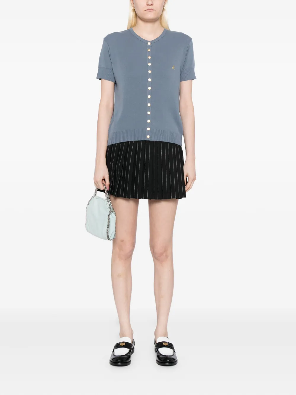 agnès b.  logo-embroidered top | T-Shirts & Jersey Shirts | Image 2