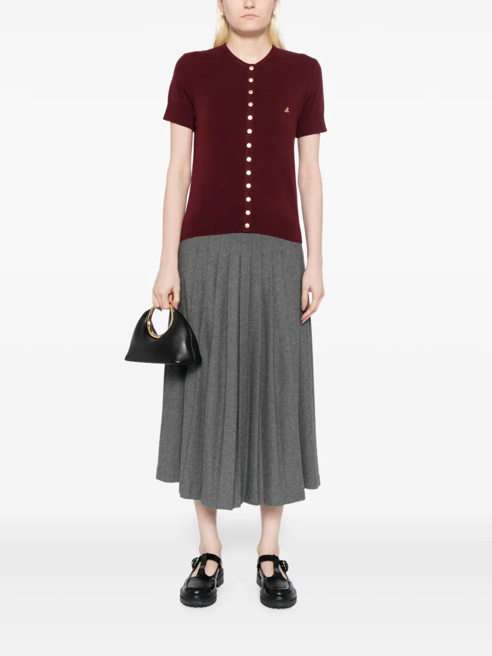 agnès b.  logo-embroidered top | T-Shirts & Jersey Shirts | Image 2