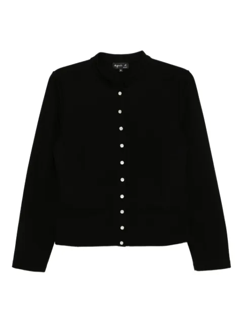 agnès b.  buttoned-up cardigan