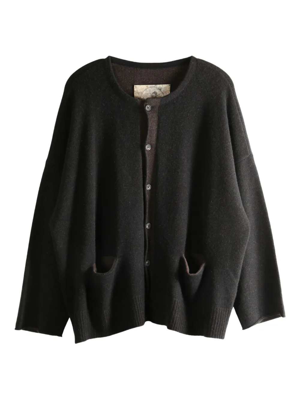 Ziggy Chen pocket button cardigan | Grey | Image 1