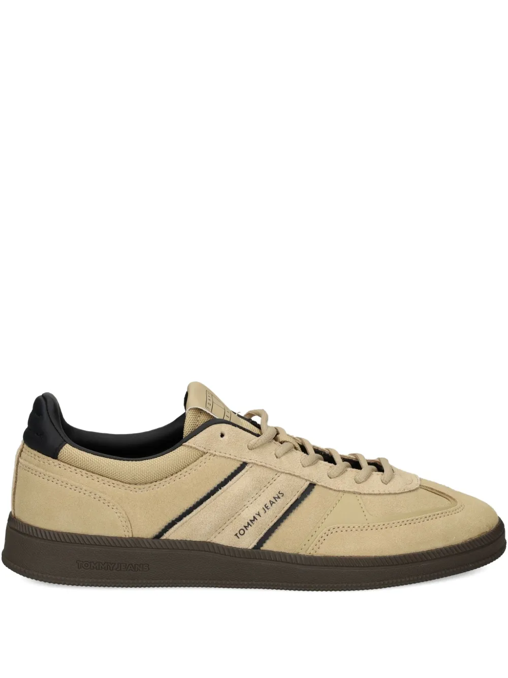 Tommy Jeans Greenwich leather stripe sneakers Neutrals