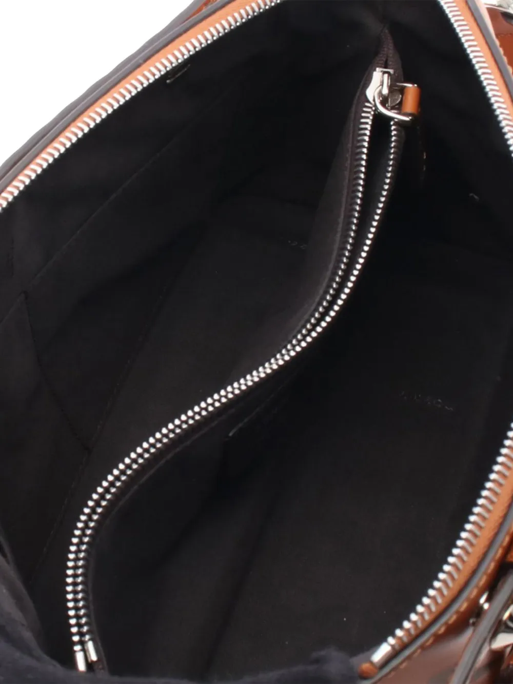 Pre-owned Fendi 2010-2025 Medium Leather By The Way Satchel In Brown