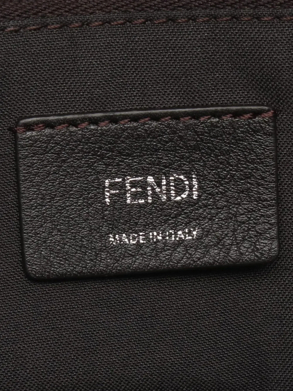 Pre-owned Fendi 2010-2025 Medium Leather By The Way Satchel In Brown