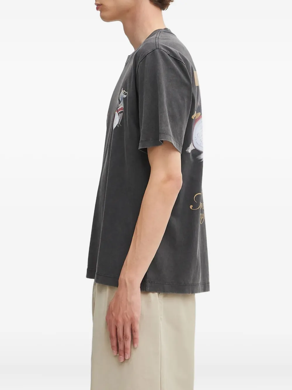 Filling Pieces T-shirt met grafische print - Grijs