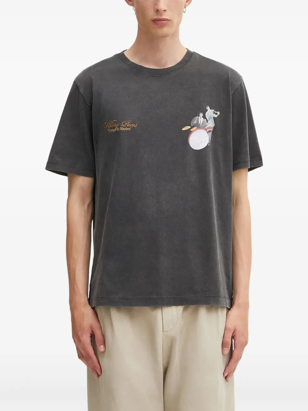 Filling Pieces グラフィック Tシャツ | グレー | Image 1