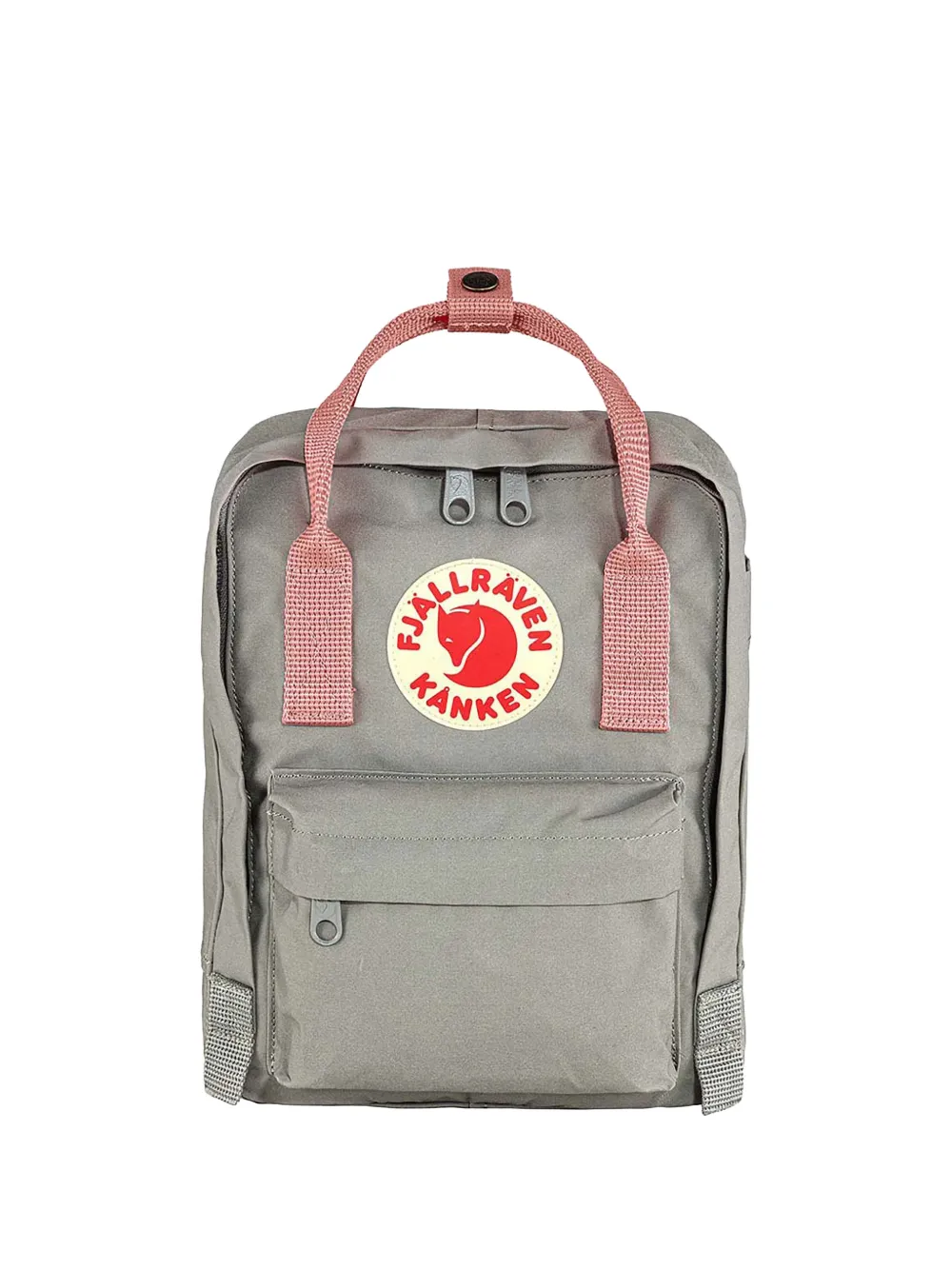 Fjällräven logo-patch backpack - Grigio