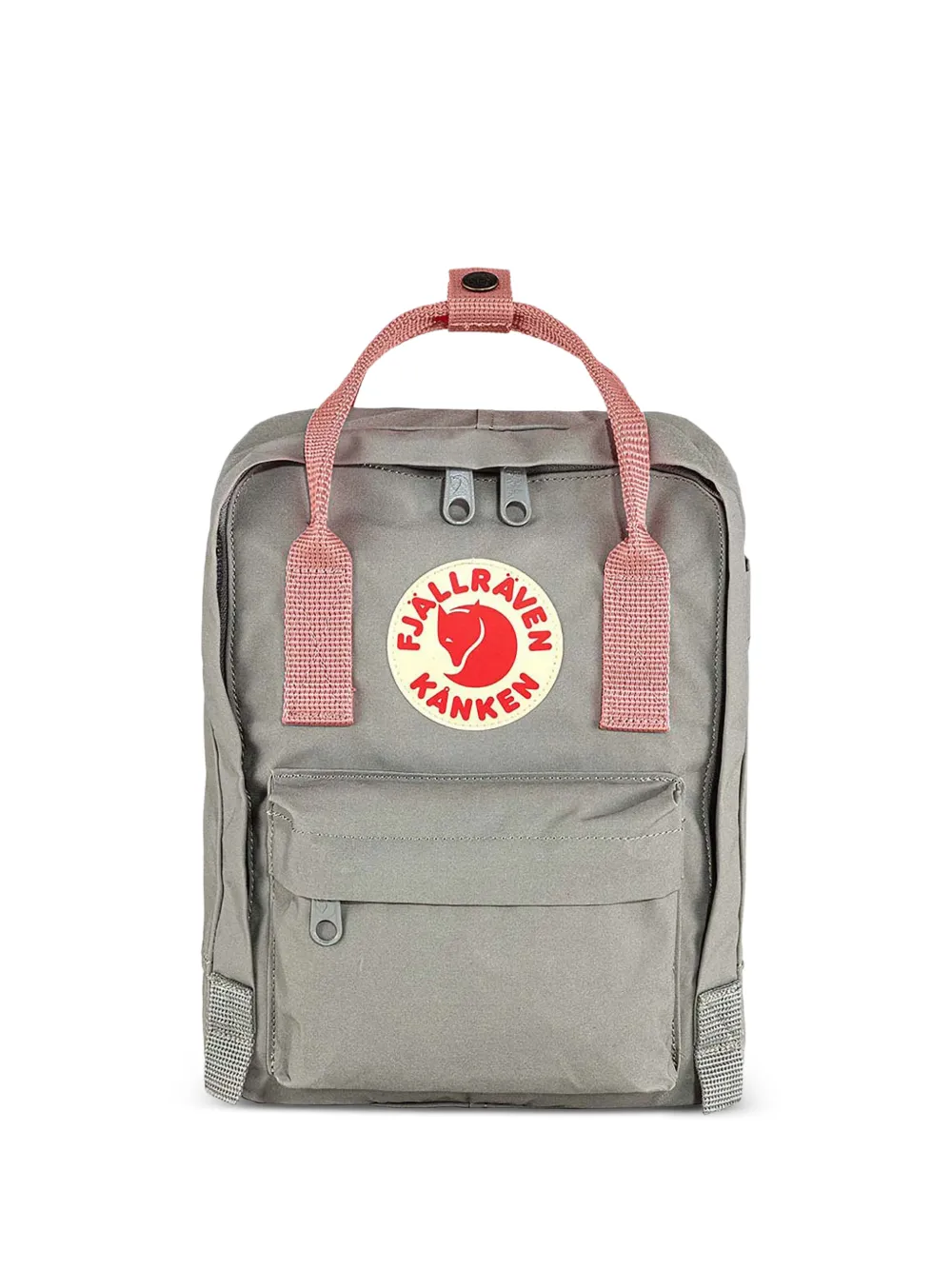 Fjällräven logo-patch backpack - Grigio