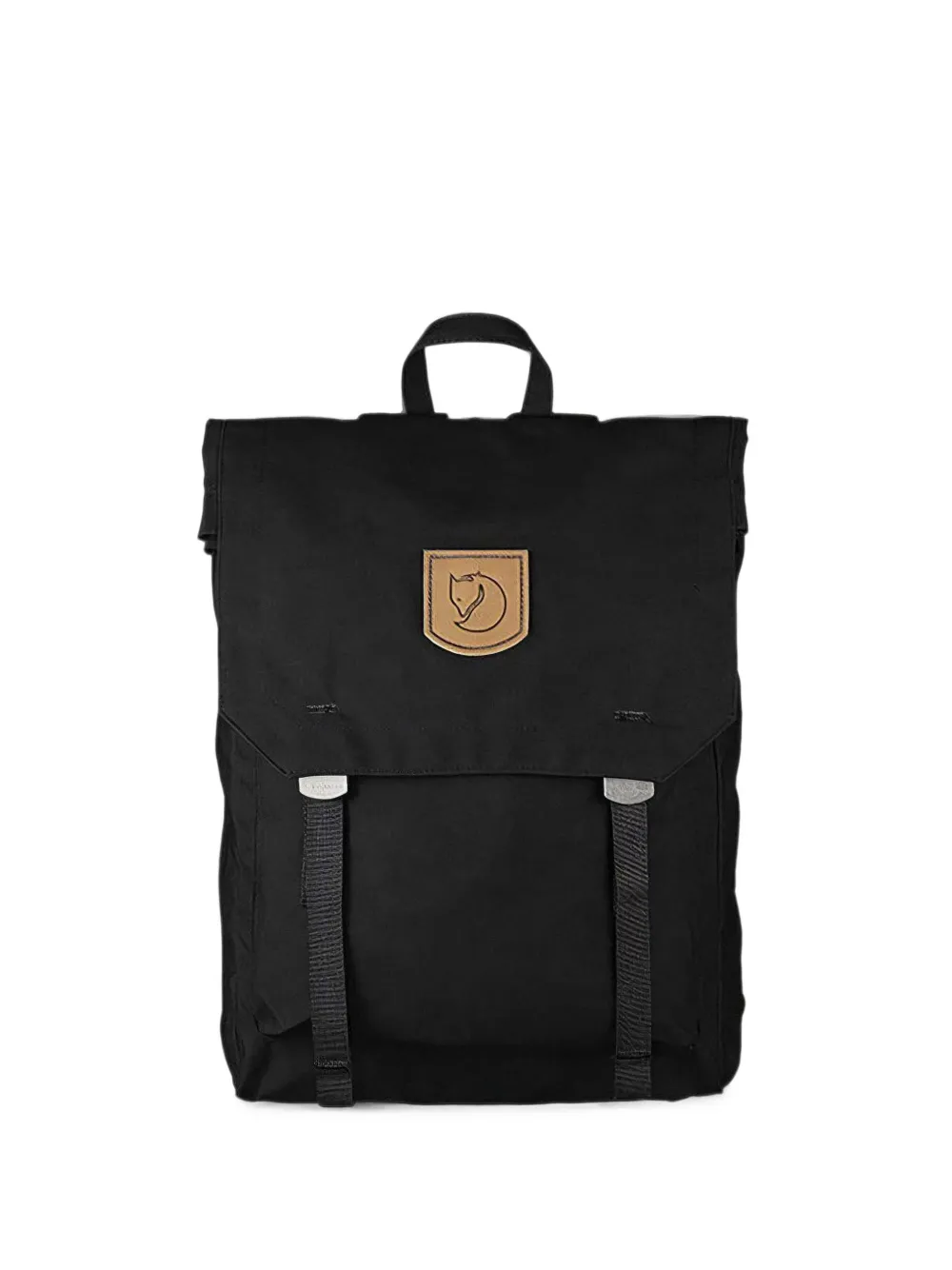 Fjällräven Foldsack No. 1 logo-patch foldover backpack - Nero
