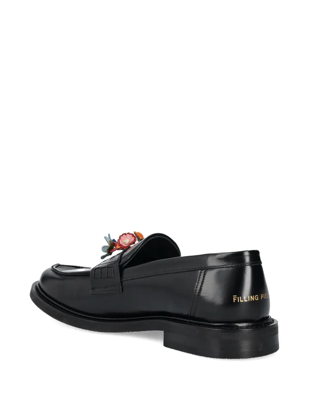 Filling Pieces Bouquet loafers Zwart