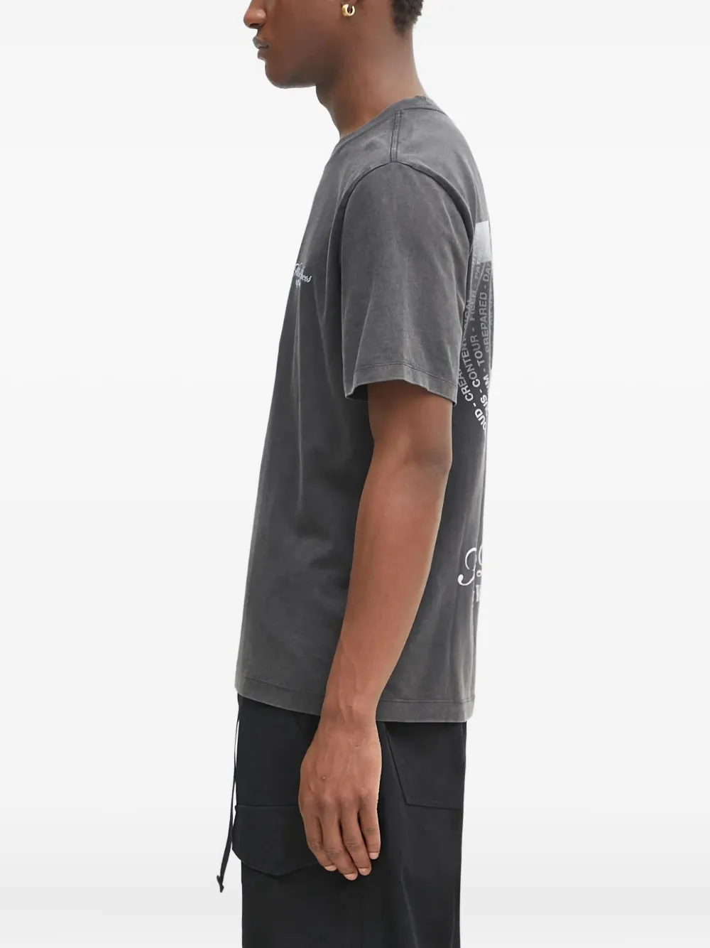 Filling Pieces T-shirt met ronde hals en grafische print - Grijs