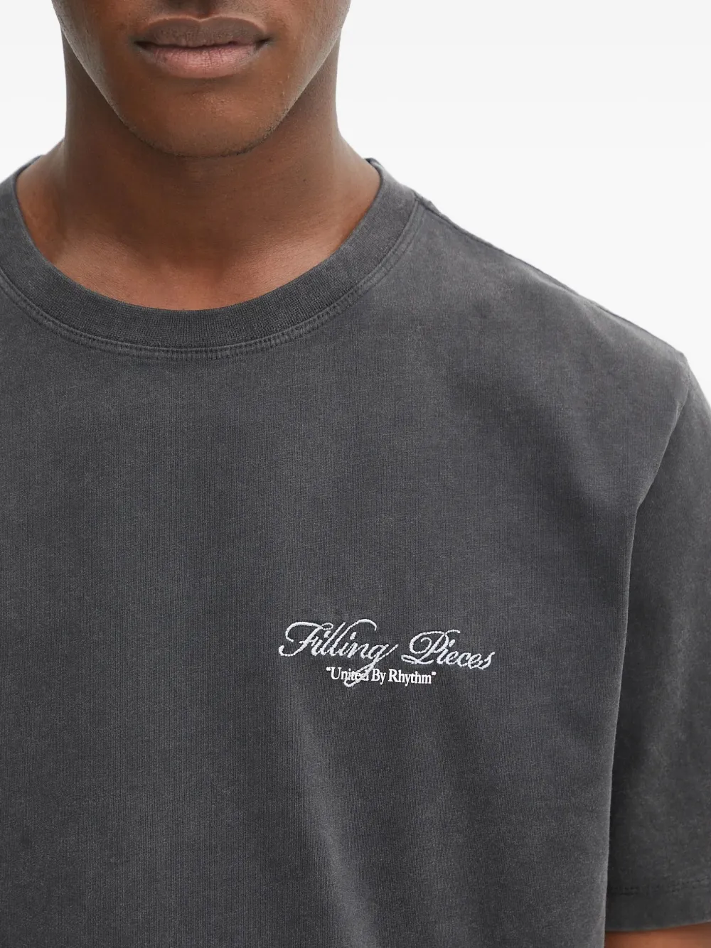 Filling Pieces T-shirt met ronde hals en grafische print Grijs