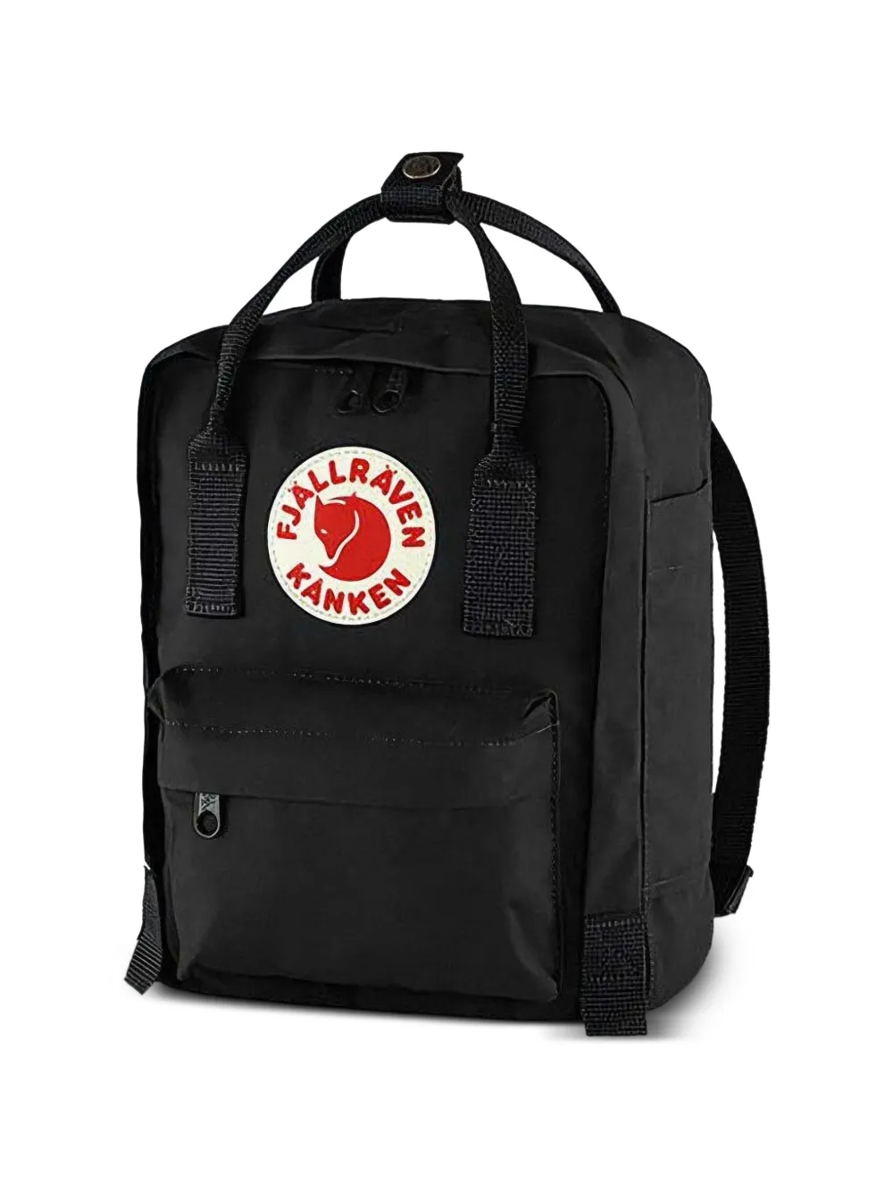  Fjällräven Kånken Logo-patch Backpack - Black 