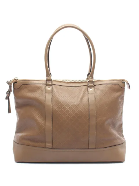 Gucci Pre-Owned 2000-2015 Diamante Leather tote bag