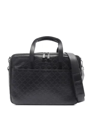 Borsa Porta Laptop Donna In Tela Cerata Con Stampa Fiori E Pois - Valigetta Impermeabile 40x28cm - Foto 2