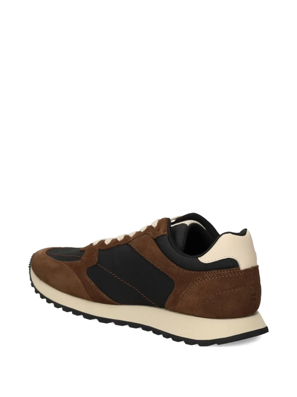 Tommy Hilfiger suede leather panel sneakers Black