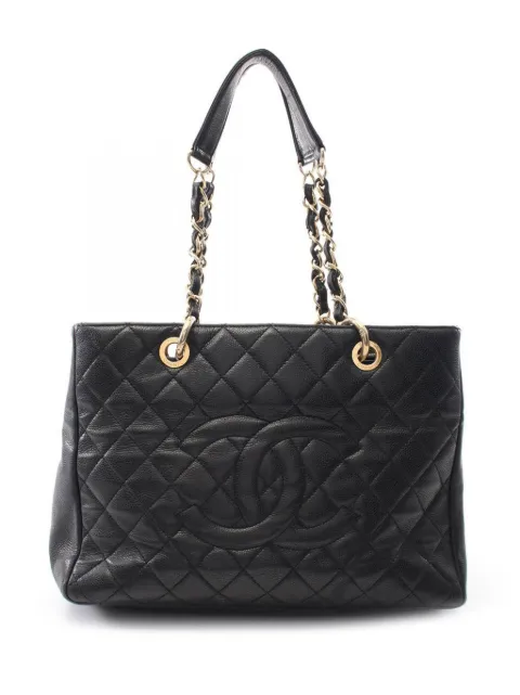 CHANEL Pre-Owned 2014 Caviar Grand Shopping tote bag