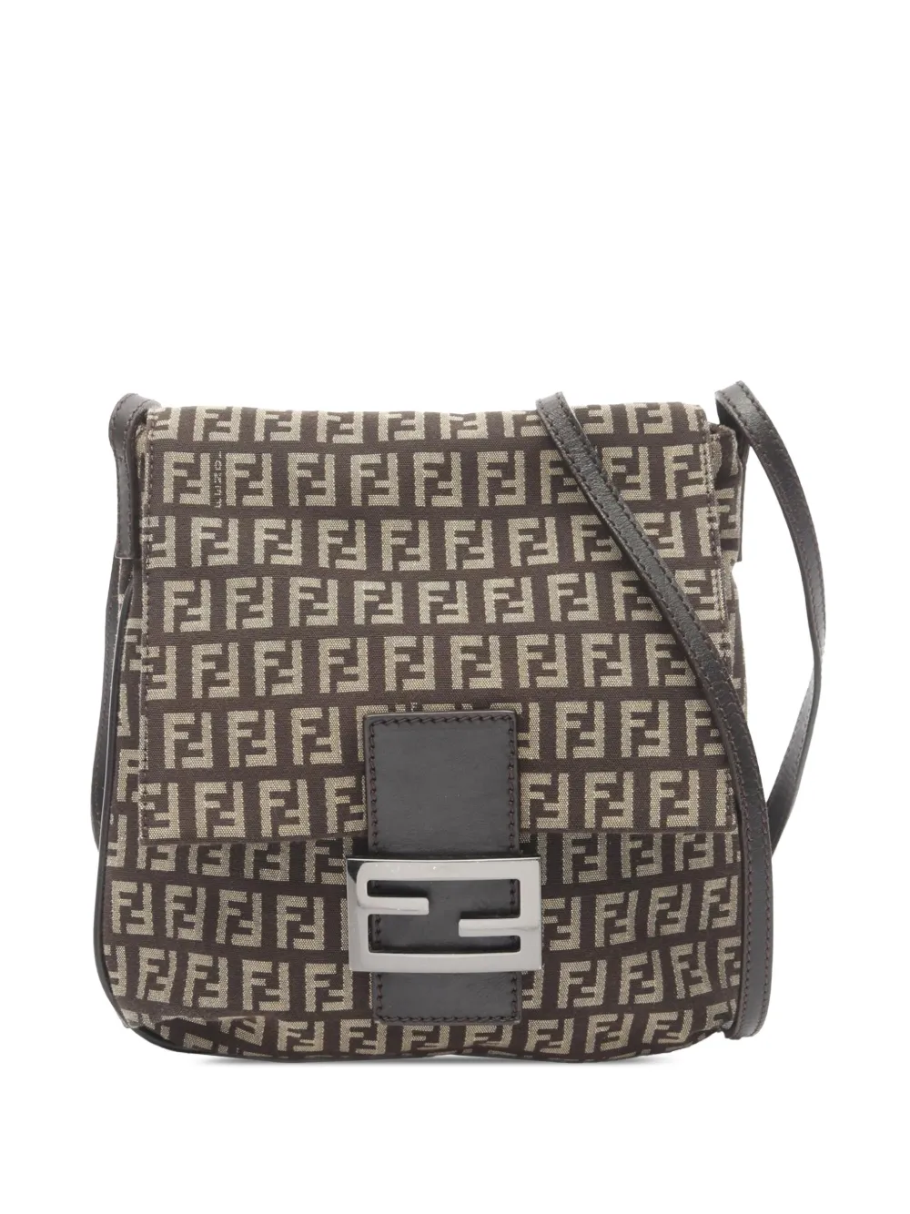 Fendi Pre-Owned 2000-2010 Zucchino Canvas crossbody bag | Brown | Image 1