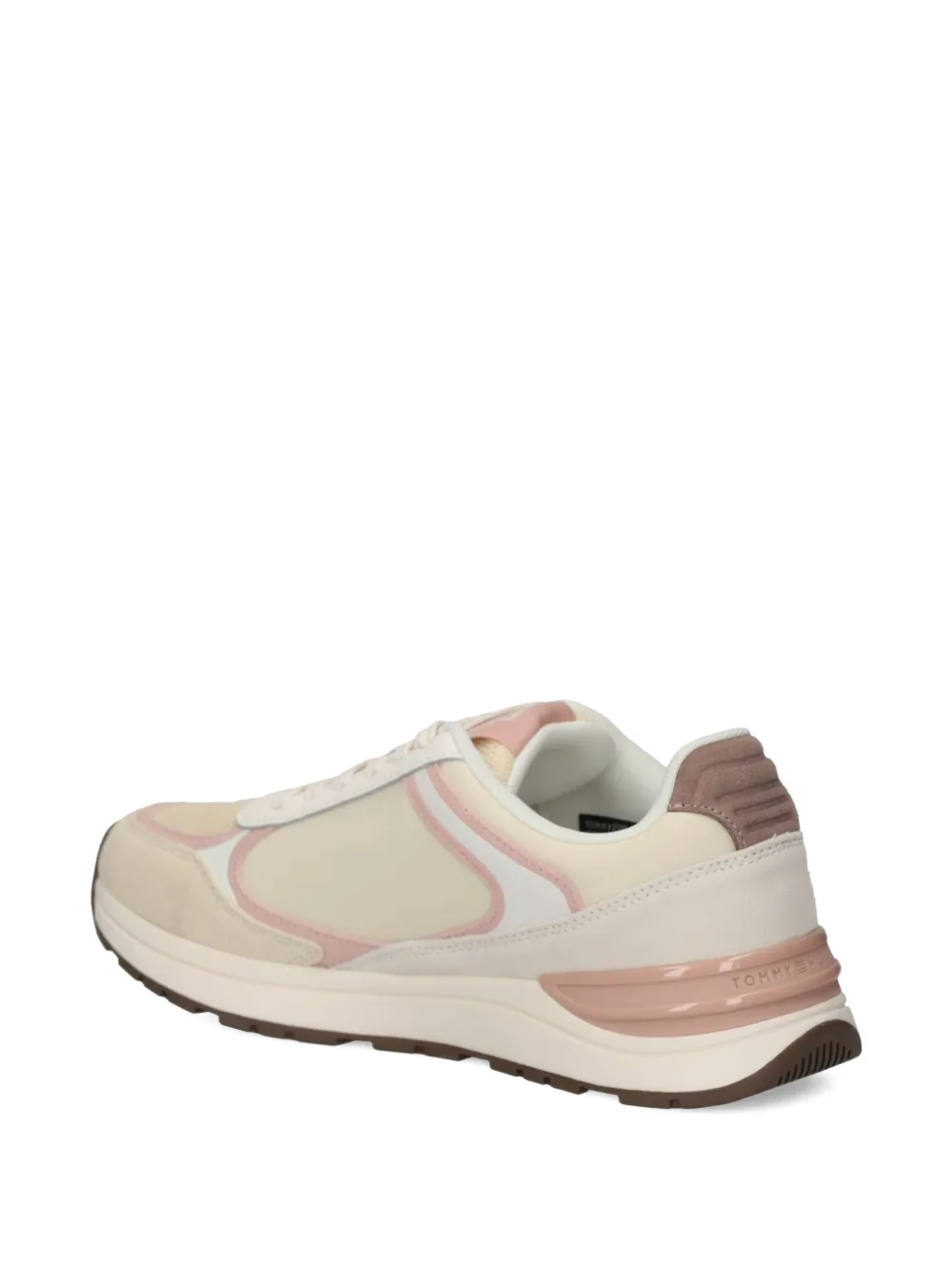 Tommy Hilfiger leather panelled sneakers Neutrals