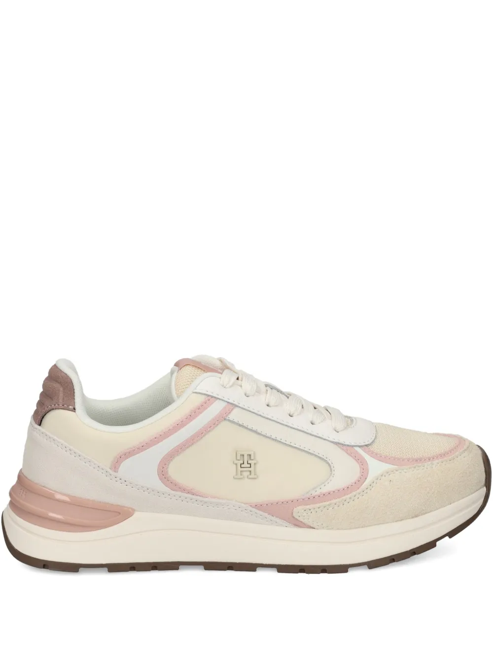 Tommy Hilfiger leather panelled sneakers Neutrals
