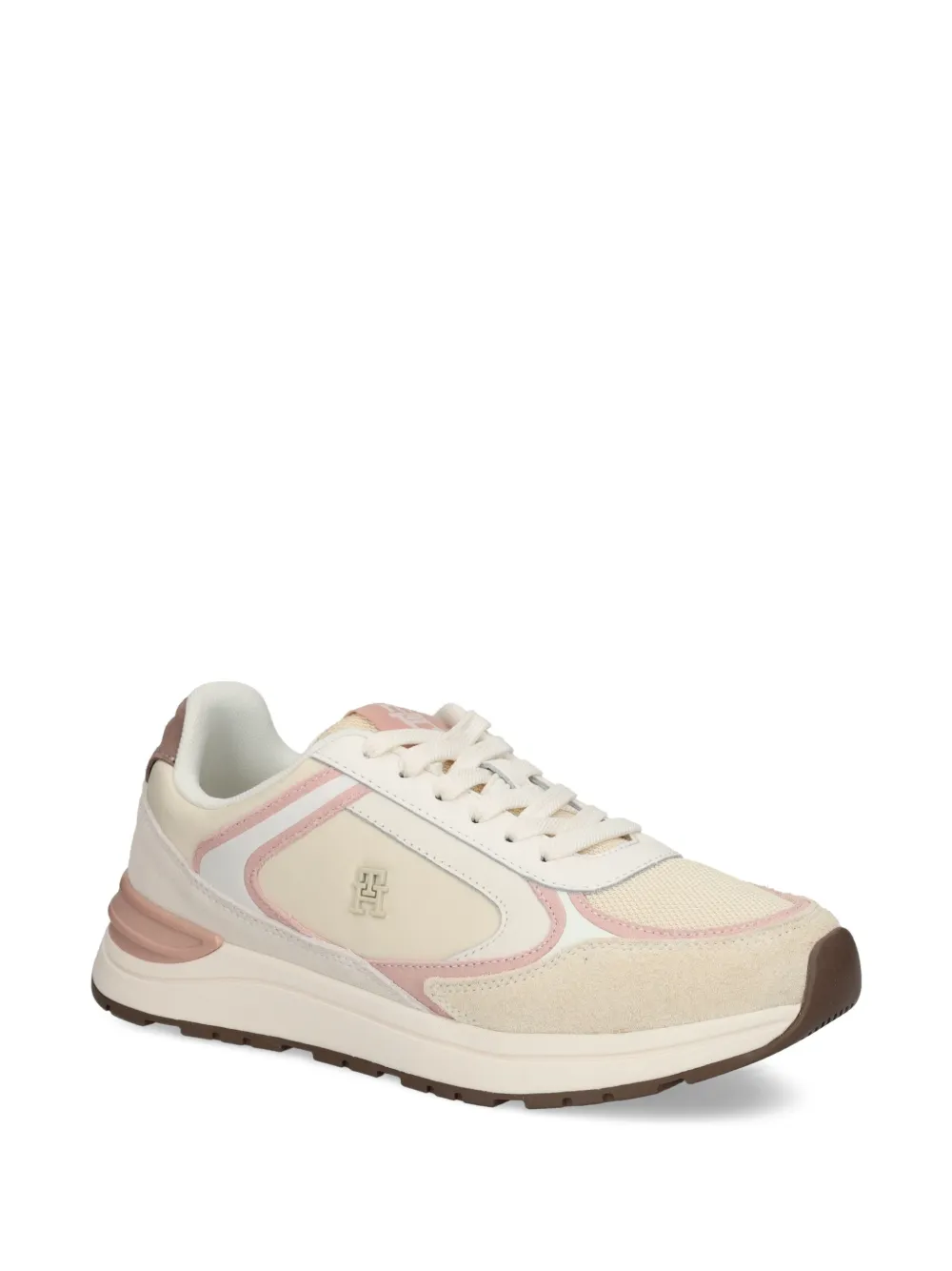 Tommy Hilfiger leather panelled sneakers Neutrals