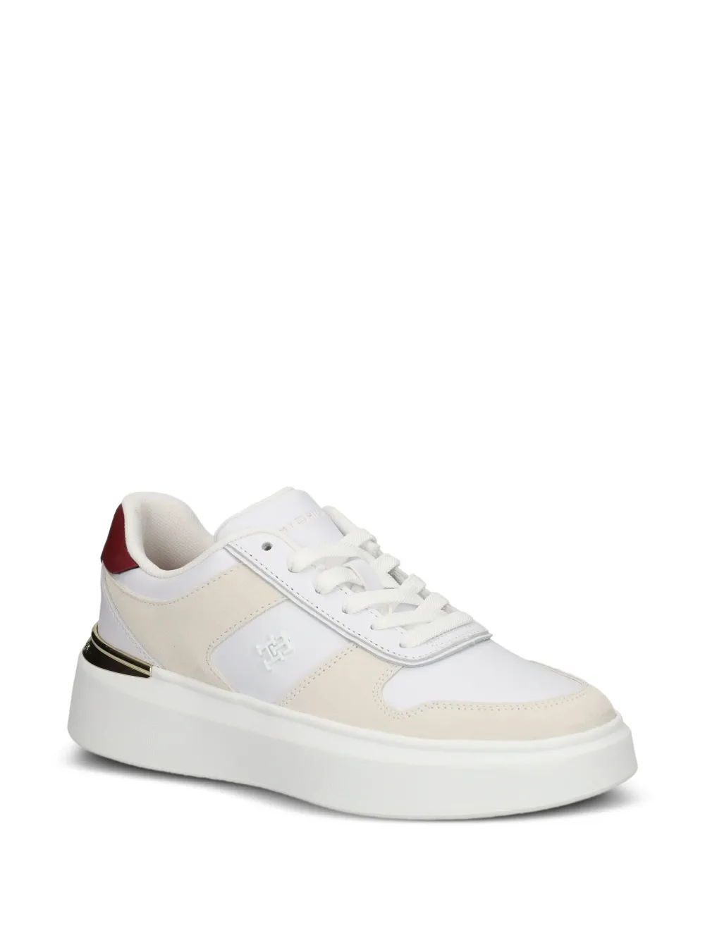 Tommy Hilfiger platform leather sneakers White