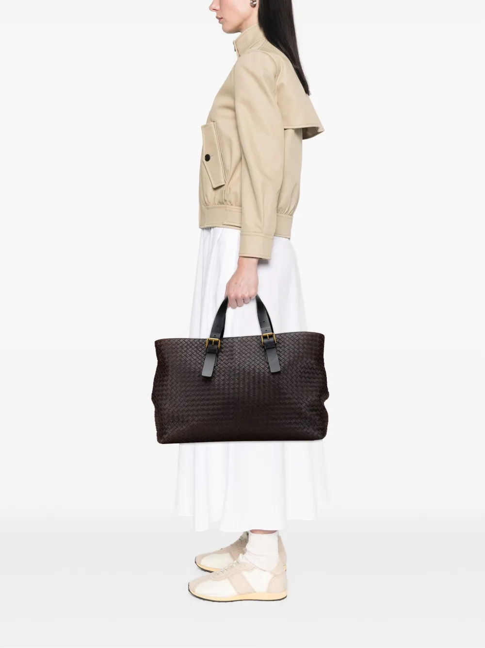 Bottega Veneta Pre-Owned 2008 XL Nappa Intrecciato A-Shape tote bag | Pre-Owned | Image 2