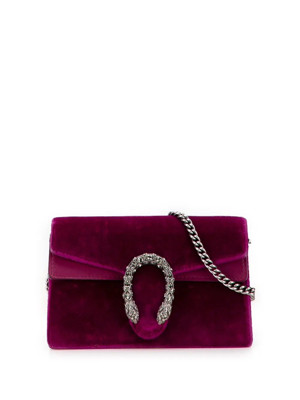 Gucci Pre-Owned 2016-2025 Super Mini Velvet Dionysus crossbody bag | Purple | Image 1