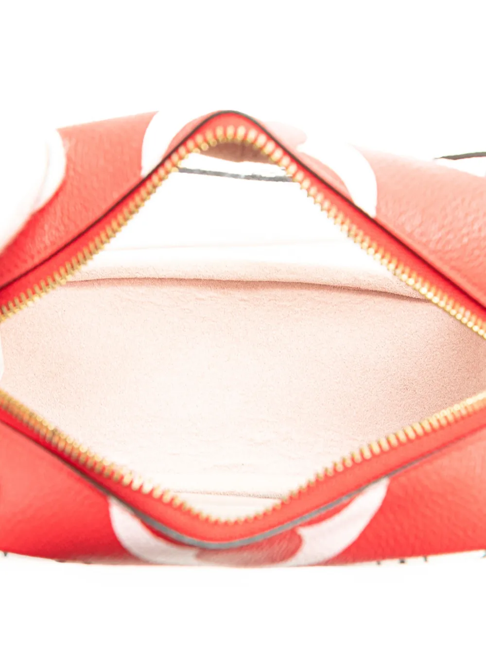 Pre-owned Louis Vuitton 2019 Monogram Giant Beach Pouch Shoulder Bag In Red