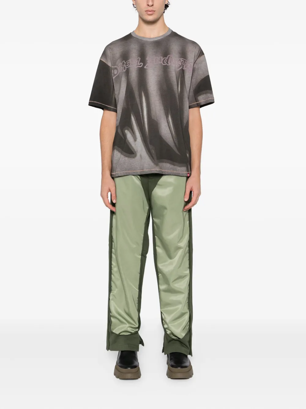 Diesel T-shirt met print - Grijs