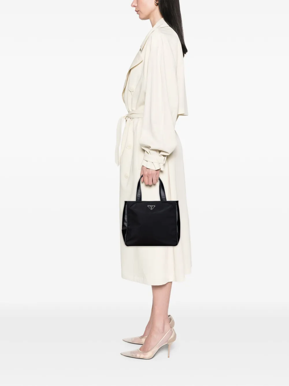 Prada Pre-Owned 2000-2013 Spazzolato Trimmed Tessuto handbag | Pre-Owned | Image 2