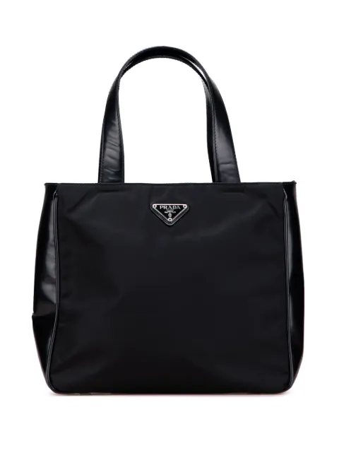 Prada Pre-Owned 2000-2013 Spazzolato Trimmed Tessuto handbag