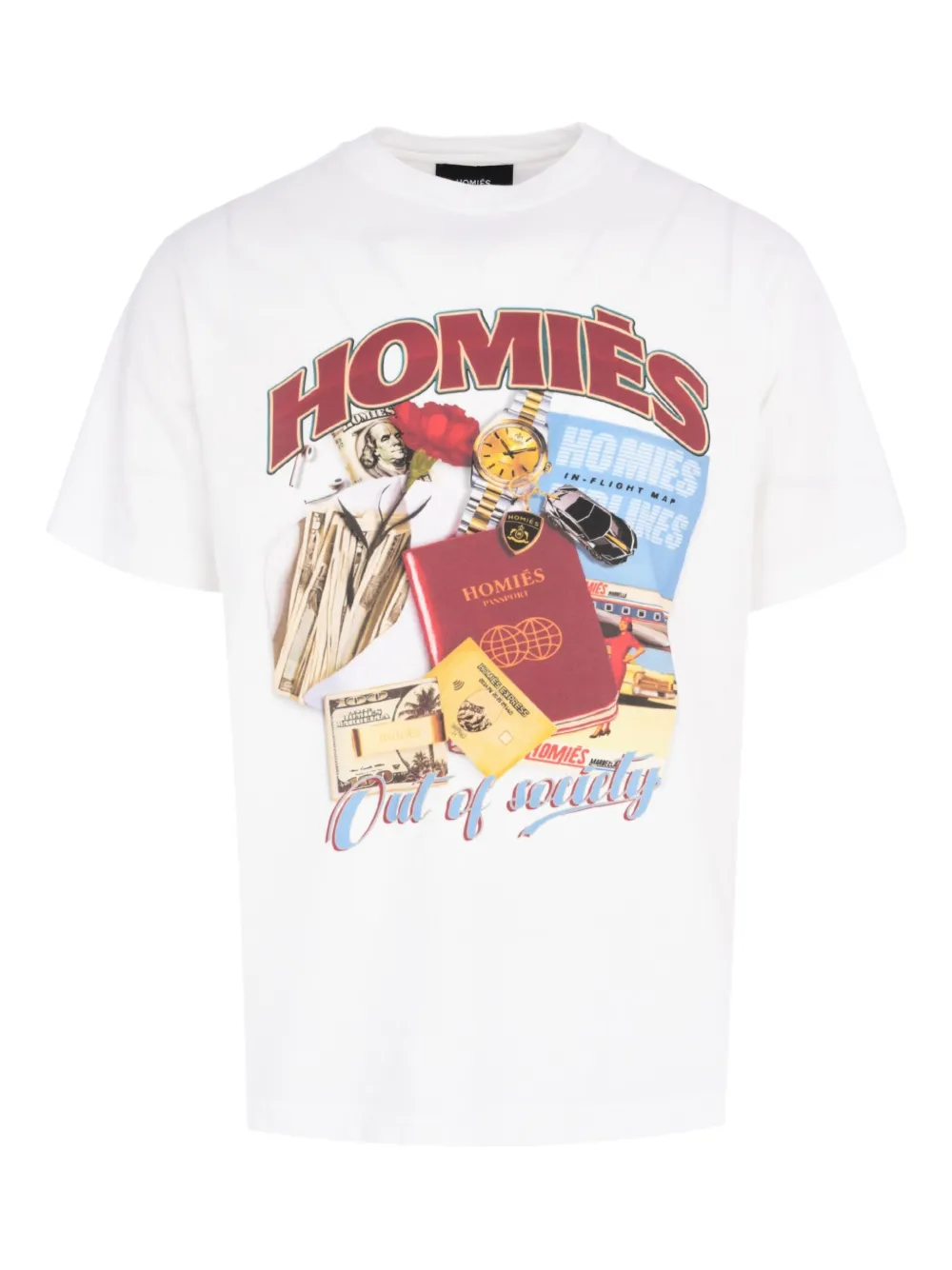 HOMIES MARBELLA Out of Society T-shirt - Weiß