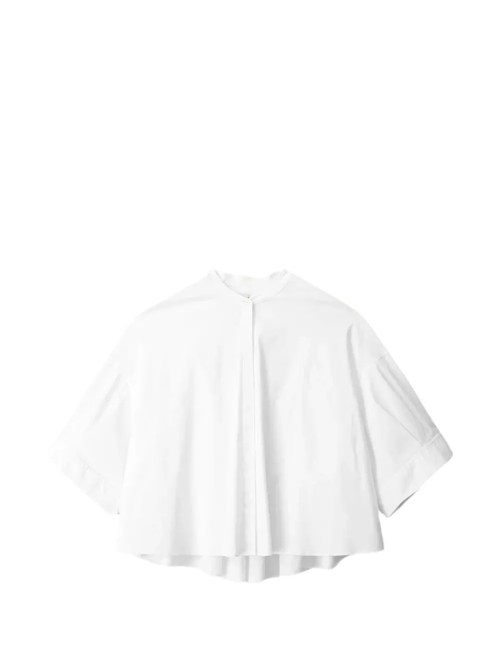 STAUD Enzo pleated blouse - Bianco