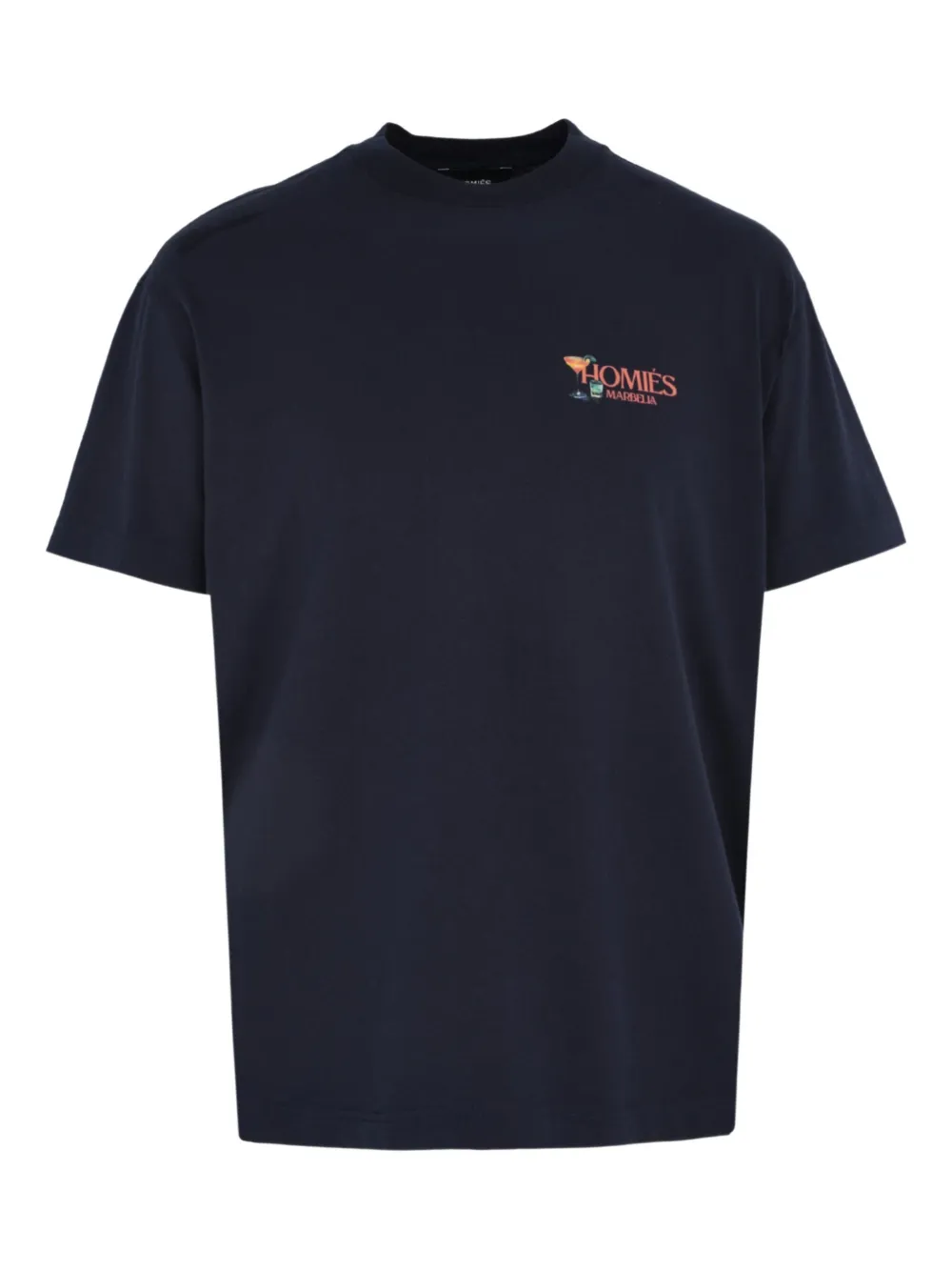 Homies Marbella Midnight Reflection T-shirt In Black