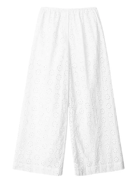 STAUD Bonfire broderie-anglaise trousers