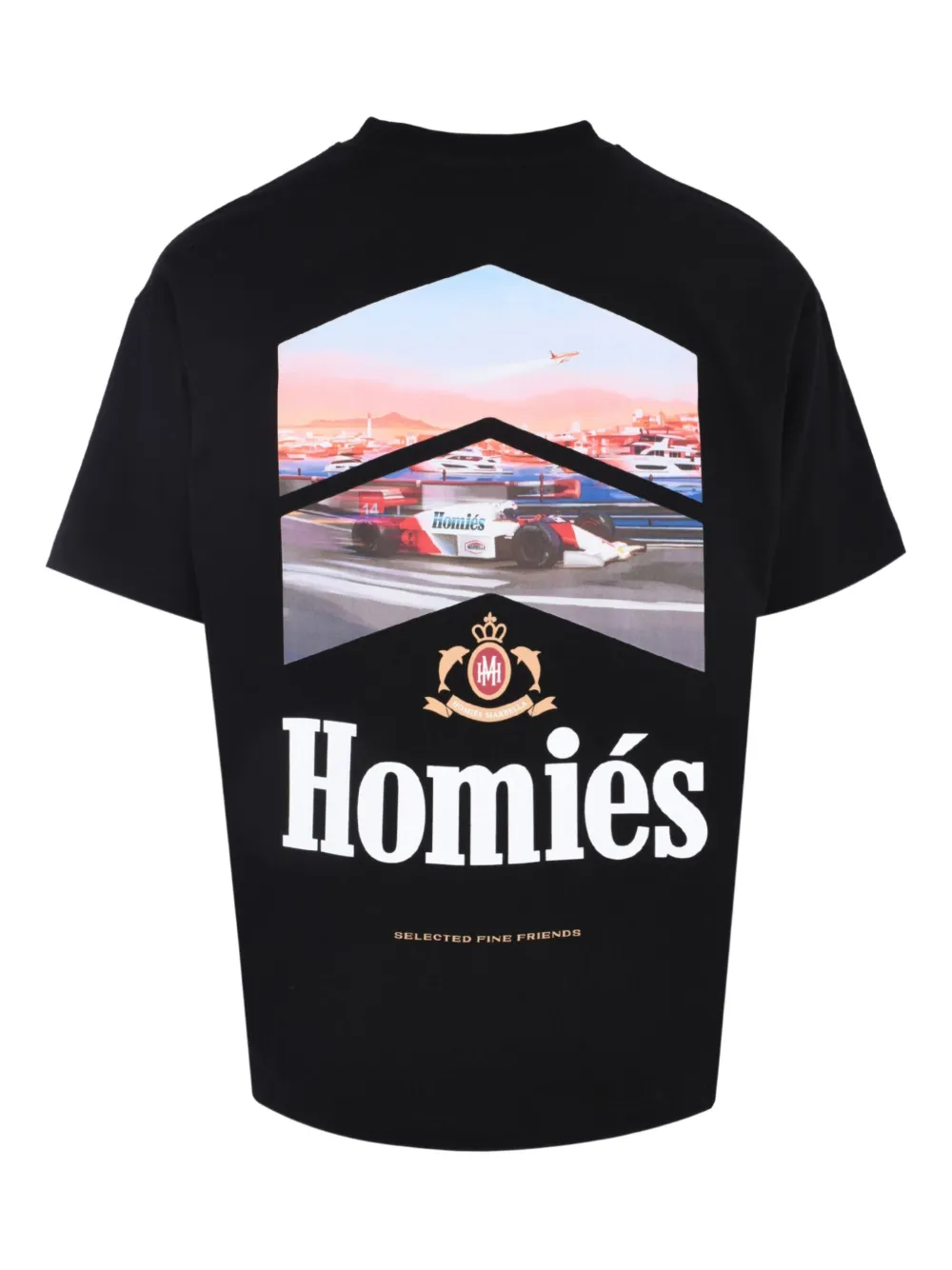 HOMIES MARBELLA Racing Limited T-shirt Zwart