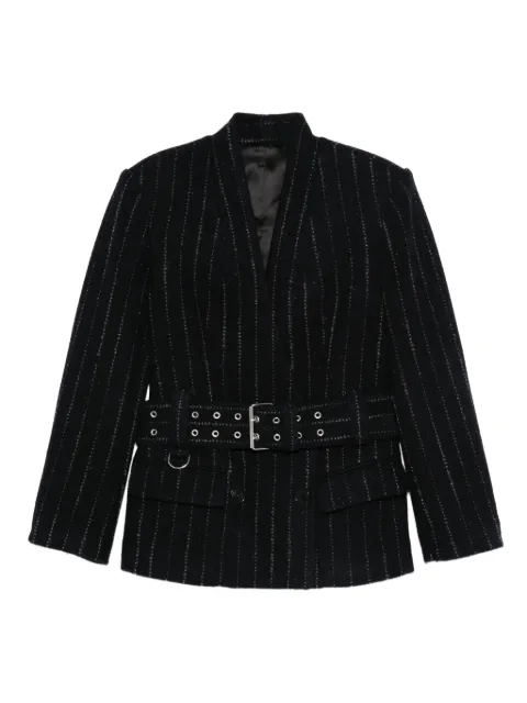 ISABEL MARANT pinstripe belted blazer