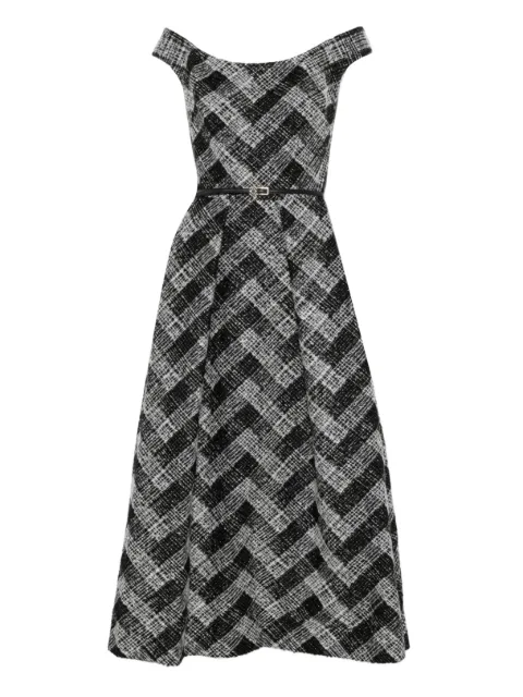 Elie Saab vestido con hombros descubiertos