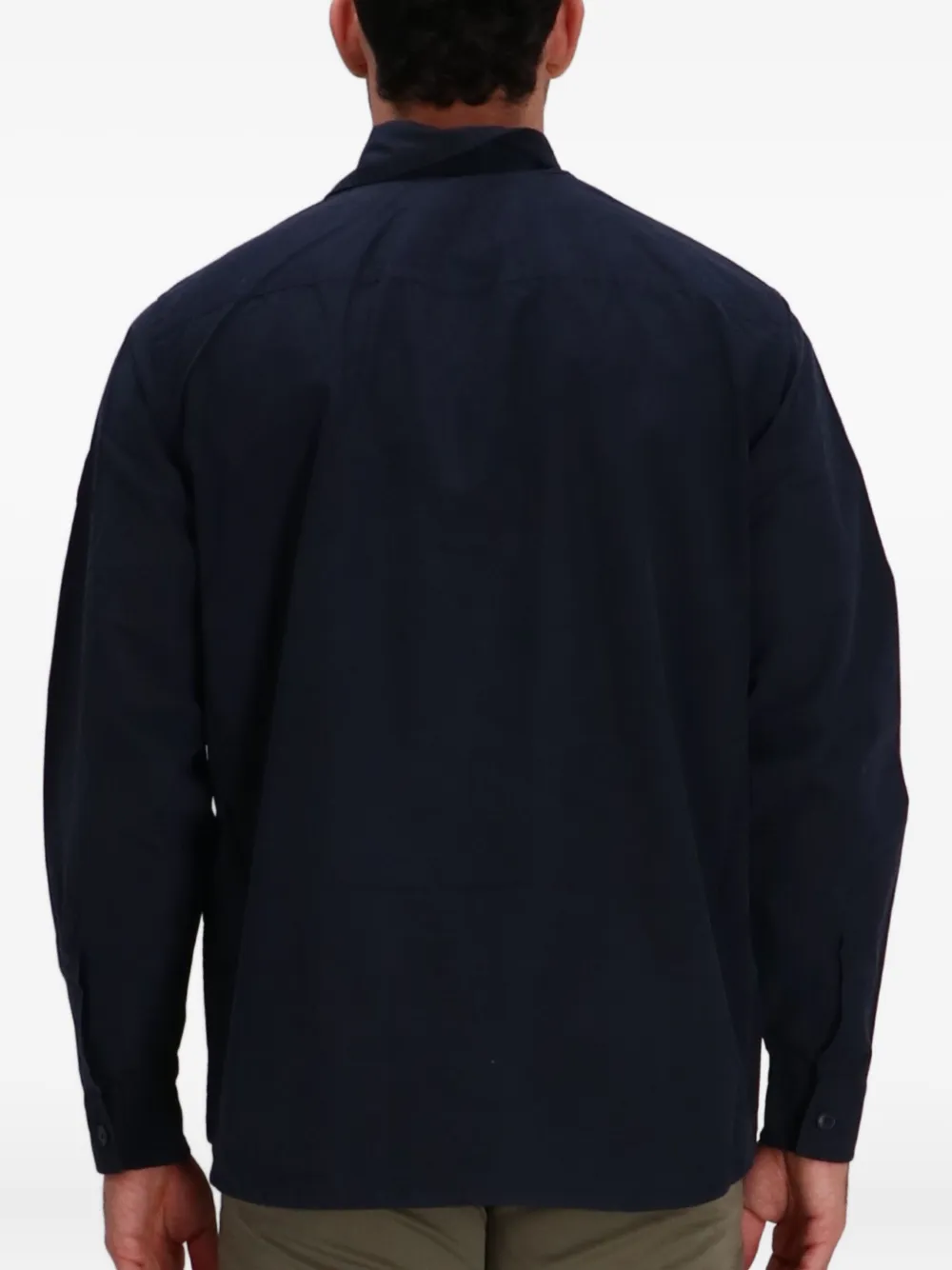 BOSS Overhemd met opgestikte zak Blauw