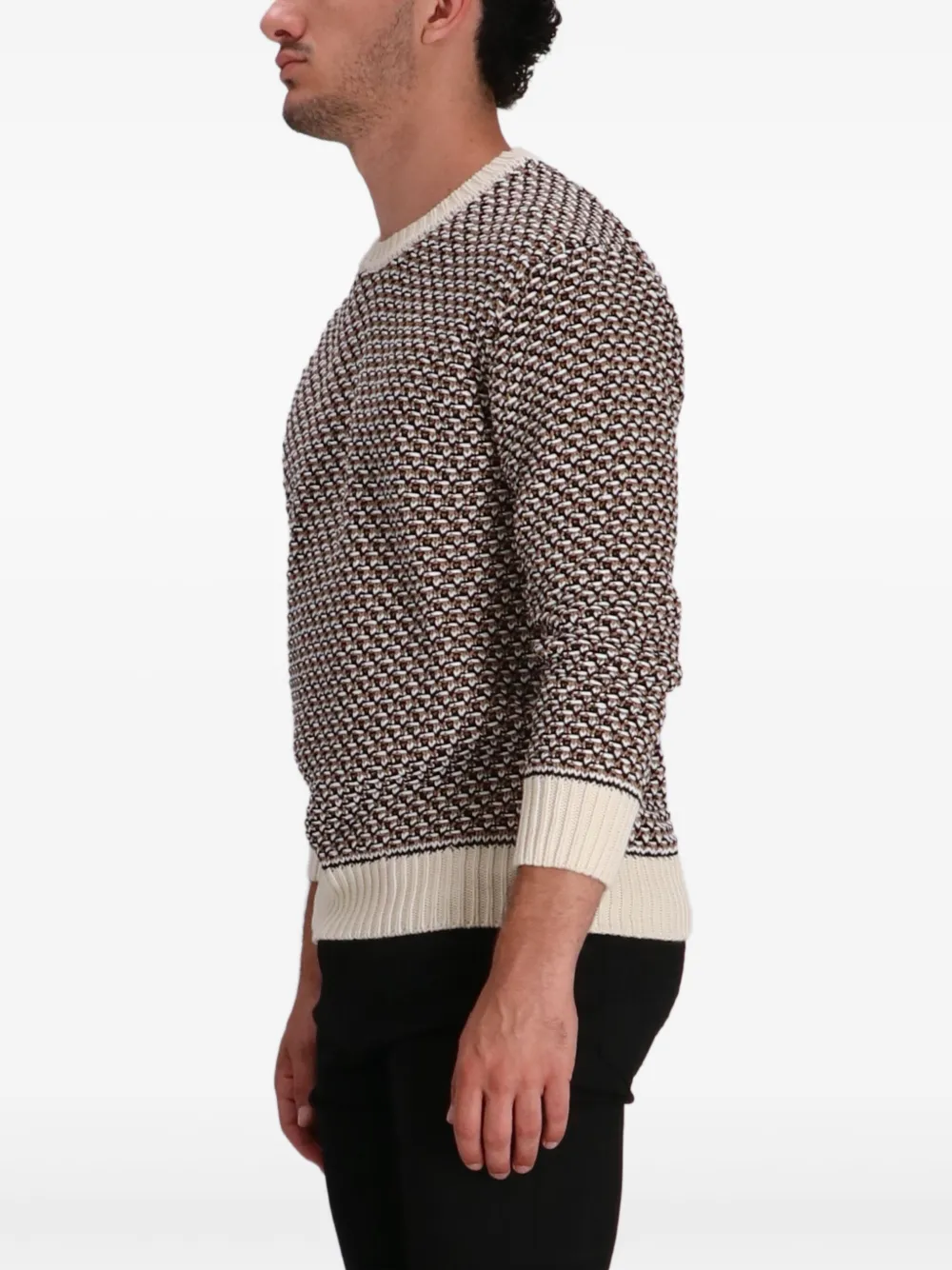  Boss Round-neck Sweater - Neutrals 